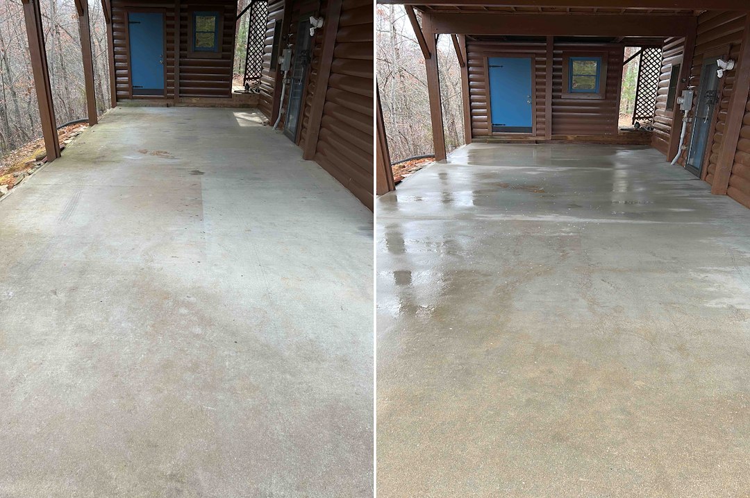 Driveway Cleaning & Paint Overspray Removal in Lake Lure, NC Thumbnail