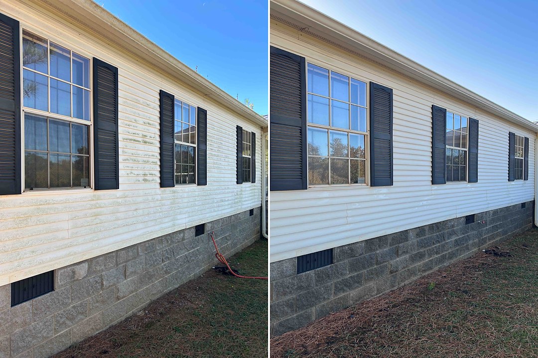 Extreme Exterior Cleaning Transformation – House, Garage & Gutter Restoration in Belton, SC Thumbnail